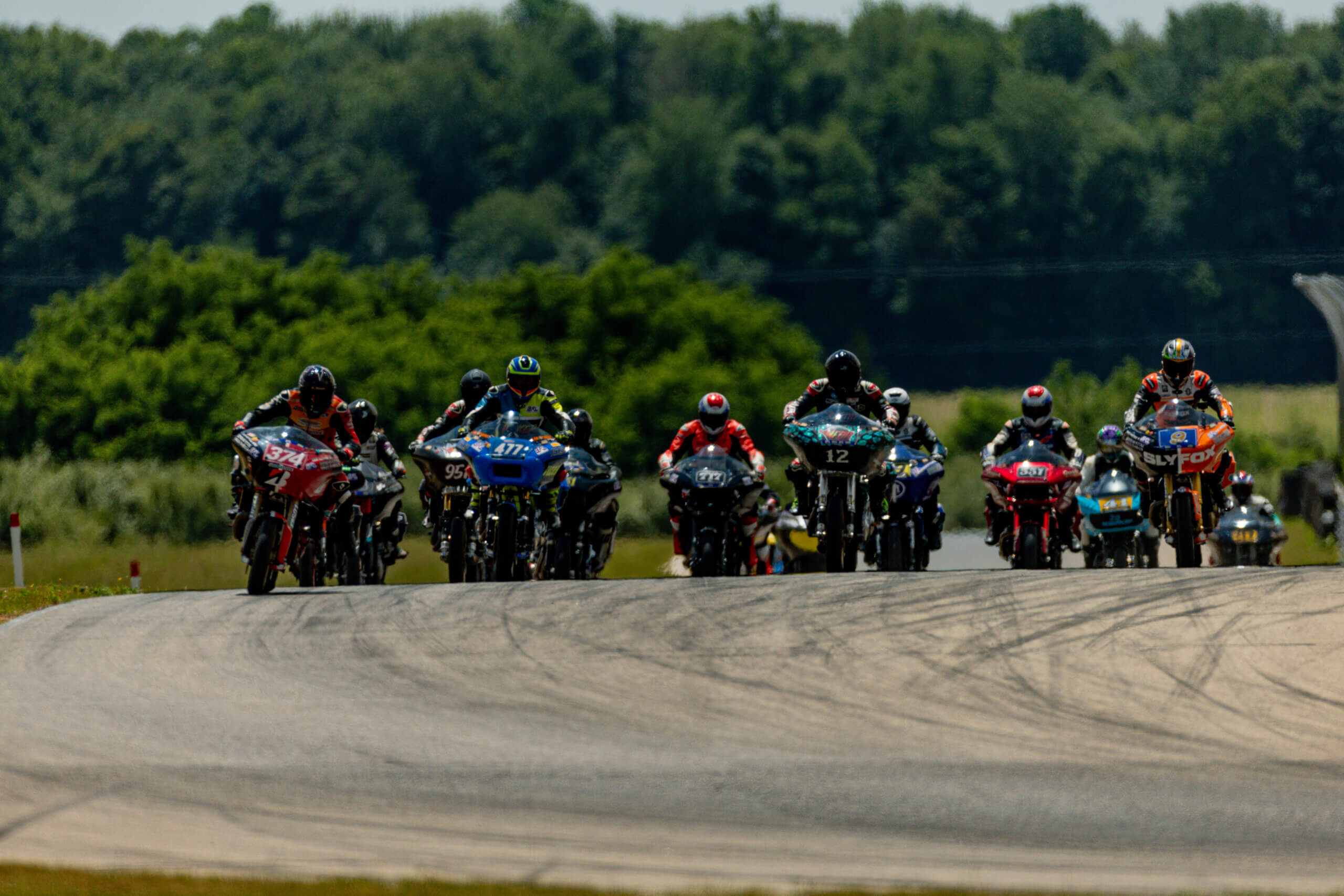 Bagger Racing League’s Drag Specialties “Battle of the Baggers” presented by Memphis Shades Ignites GingerMan Raceway with Heart-Pounding Rounds 5 and 6